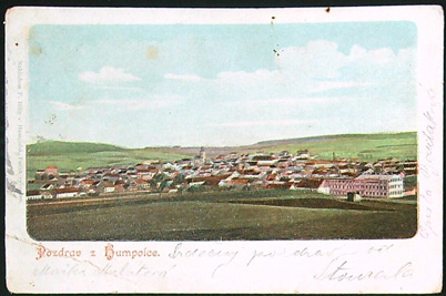Pohlednice – Okres Pelhřimov - Humpolec - Celkový pohled - Barevná pohlednice - dlouhá adresa