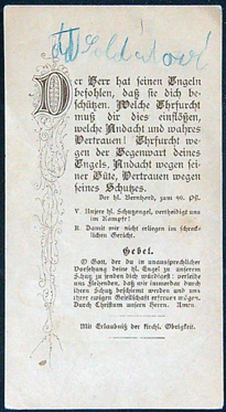 Svatý obrázek - ANGELUS CUSTOS. - Obrázek 2