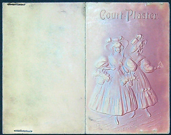 Starý tlačený obrázek - Knížečka - Uvnitř vložené lisované suché trojlístky, čtyřlístky - Obrázek 2