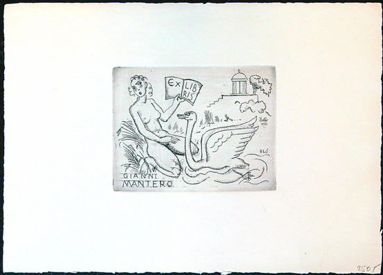 Ex Libris - A. Blöchlinger St. Gallen - Gianny Mantero