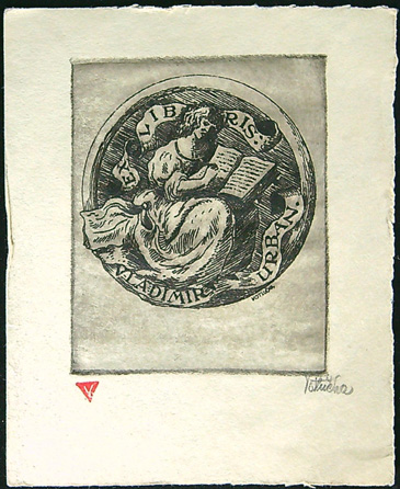 Ex Libris - Votlučka - Vladimír Urban