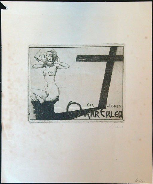 Ex Libris - George Oskar Erler (se sign. autora)