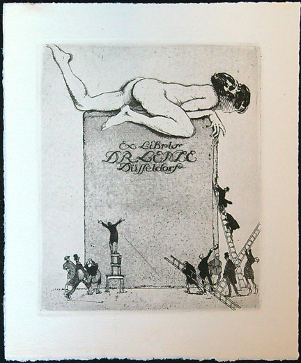 Ex Libris - Dr. Lenze Düffeldorf (se sign. autora)