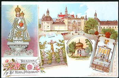 Pohlednice - Okr. Příbram - Pozdrav od milostné Rodičky Boží
