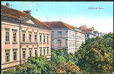 Pohlednice - Okr. Příbram - Školy