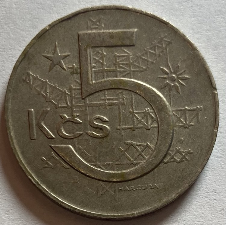 Mince - Československá socialistická republika - 5 Kčs - 1981 (IV.)