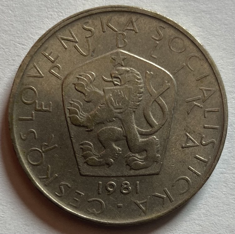 Mince - Československá socialistická republika - 5 Kčs - 1981 (IV.) - Obrázek 2