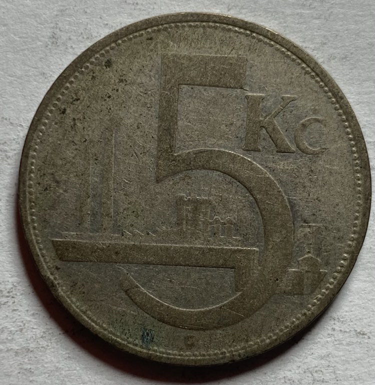 Mince - Československá republika - 5 Kč - 1930 (VIII.)