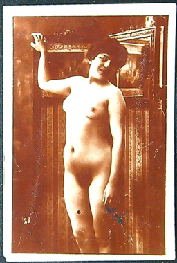 Pohlednice – Akt a erotika – Akt Foto – ČB – Akt na tenkém papíru 23 (Odlišné zabarvení)