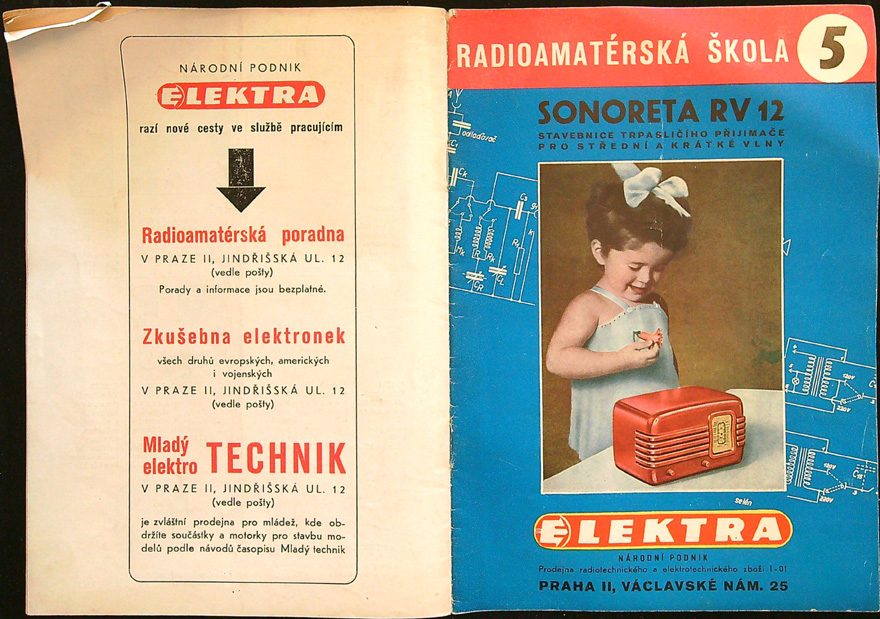 RADIOAMATÉRSKÁ ŠKOLA 5 - SLÁVA NEČÁSEK - SONORETA RV 12 - TRPASLIČÍ ROZHLASOVÝ PŘIJÍMAČ PRO KRÁTKÉ A STŘEDNÍ VLNY - Obrázek 6