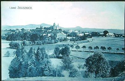 Pohlednice - okr. Jičín - Lázně Železnice - Celkový pohled