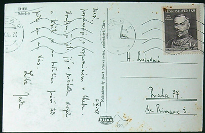 Pohlednice - Okres Cheb - Cheb - Náměstí - Obrázek 2