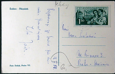 Pohlednice - Okres Klatovy - Sušice - Náměstí - Obrázek 2