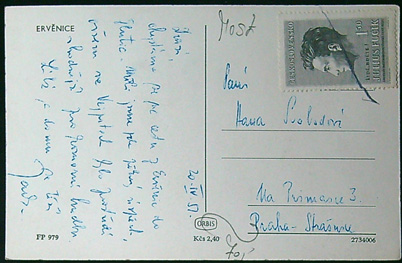 Pohlednice - Okres Most - Ervěnice - Náladová pohlednice - Obrázek 2