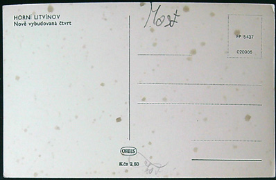 Pohlednice - Okres Most - Horní Litvínov - Nově vybudovaná čtvrť - Obrázek 2