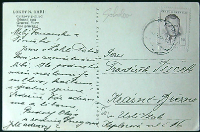 Pohlednice - Okres Sokolov - Loket nad Ohří - Celkový pohled - Obrázek 2