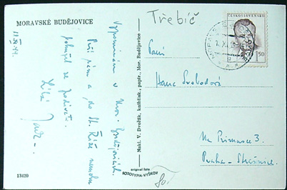 Pohlednice - Okres Třebíč - Moravské Budějovice - Náladová pohlednice - Obrázek 2