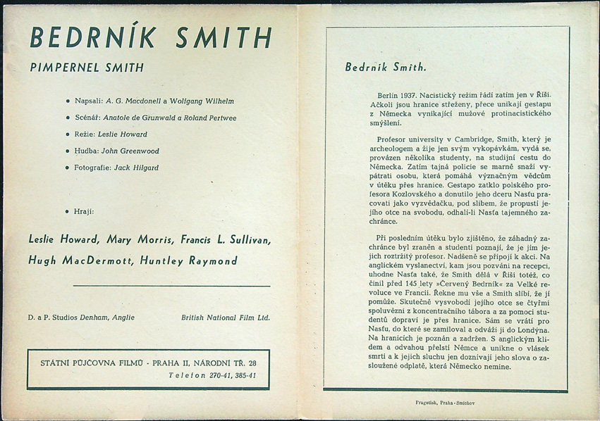 Filmové popisky - Film - BEDRNÍK SMITH - Obrázek 2