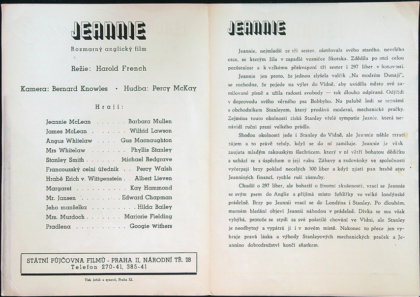 Filmové popisky - Film - JEANNIE - Obrázek 2