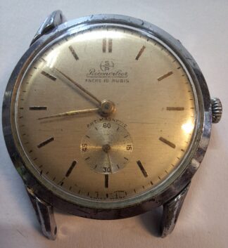 Hodinky - Hodinky náramkové - S/R - RECONVILIER - ANCRE 15 RUBIS - SWISS MADE - ⌀ 37 mm - JDOU NEJDOU ZASTAVUJÍ SE - NEFUNKČNÍ - Ulomený jeden držák stěžejky (osičky)