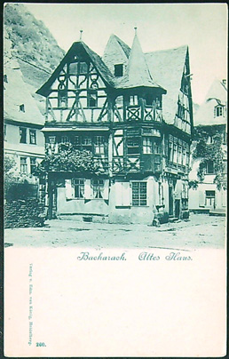 Pohlednice - Německo - ßacharach - Haus