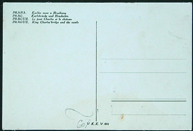 Pohlednice - okr. Praha - Praha - Karlův most a Hradčany - Obrázek 2