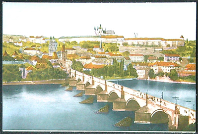 Pohlednice - okr. Praha - Praha - Karlův most a Hradčany