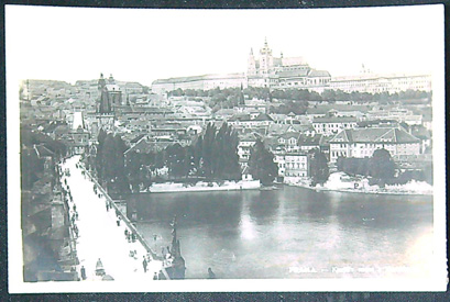 Pohlednice - okr. Praha - Praha - Karlův most a Hradčany
