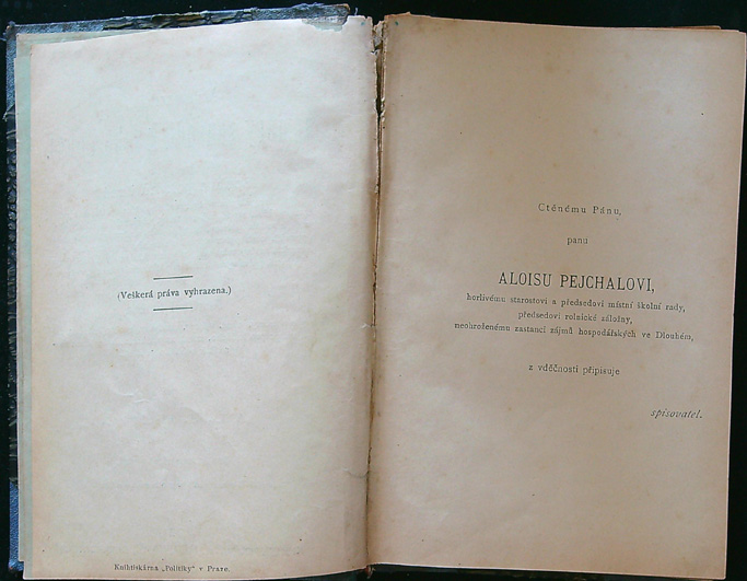 Alois Josef Benč - Právní poměry sousedů k sobě i obci, Follprecht - O cestách nutných, Polní pich, k ochraně majetku polního, Trestní právo obce, Bohuslav - O rušené držbě řízení ve všech rušené držby. - Obrázek 13