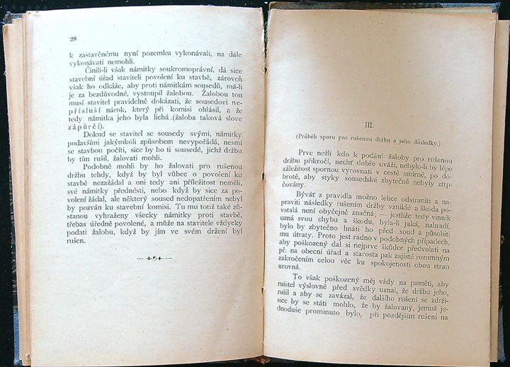 Alois Josef Benč - Právní poměry sousedů k sobě i obci, Follprecht - O cestách nutných, Polní pich, k ochraně majetku polního, Trestní právo obce, Bohuslav - O rušené držbě řízení ve všech rušené držby. - Obrázek 9