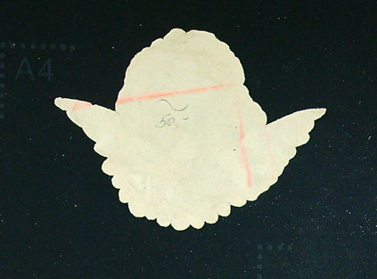 Svatý obrázek - Anděl - Modrá křídla - Obrázek 2