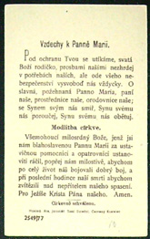 Svatý obrázek - Anděl a svatí čest Ti vzdávají, královnou nebes Tě nazývají. - Obrázek 2
