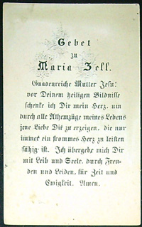 Svatý obrázek - Andenken v Maria Bell. - Obrázek 2