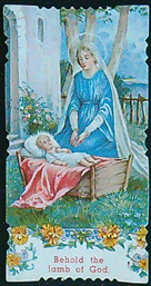 Svatý obrázek - Behold the lamb of God.