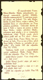 Svatý obrázek - Bez poskvrny Počatá! - Obrázek 2