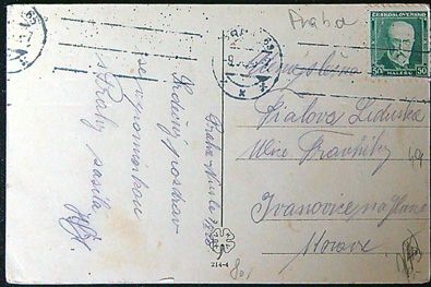 Pohlednice - okr. Praha - Karlův most a Hradčany - Obrázek 2