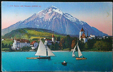 Pohlednice - Švýcarsko - Spiez mit Niesen