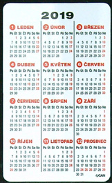 Malý kalendář - Rok 2019 - Klub sběratelů kuriozit (III) - Obrázek 2