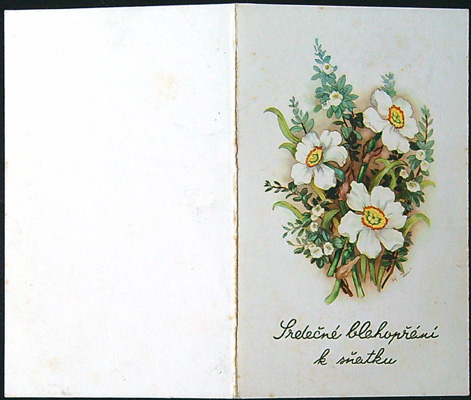 Starožitné přání - Dvoulist - SRDEČNÉ BLAHOPŘÁNÍ K SŇATKU - Obrázek 5