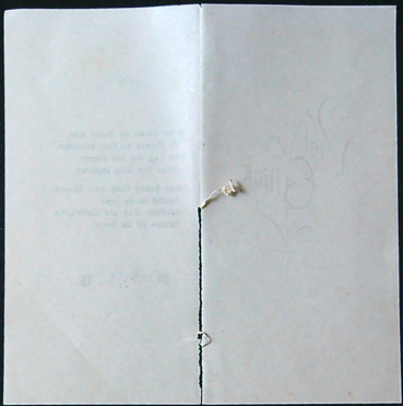 Starožitné přání - Dvoulist - Tlačený - Krajka - Gratulace (V Němčině) - Obrázek 6