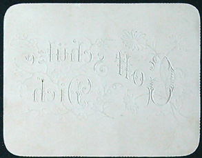 Starožitné přání - Tlačené písmo - Bůh Vám žehnej (V Němčině) - Obrázek 2