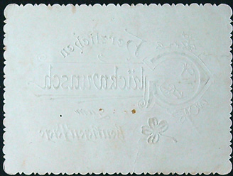 Starožitné přání - Tlačený - Přání v Němčině (V) - Obrázek 2