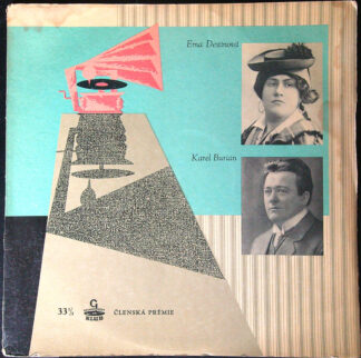 LP: Ema Destinová - Karel Burian – Dokumentární Snímky Operních Scén A Písní