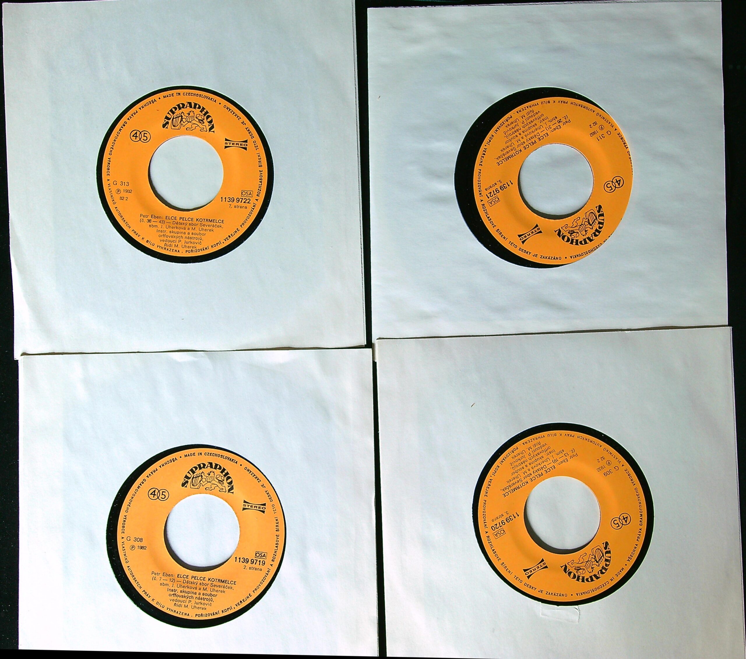 Elce Pelce Kotrmelce + 4 SP desky - Knížka říkadel a obrázků / zpěvníček / cvičebníček - Obrázek 6