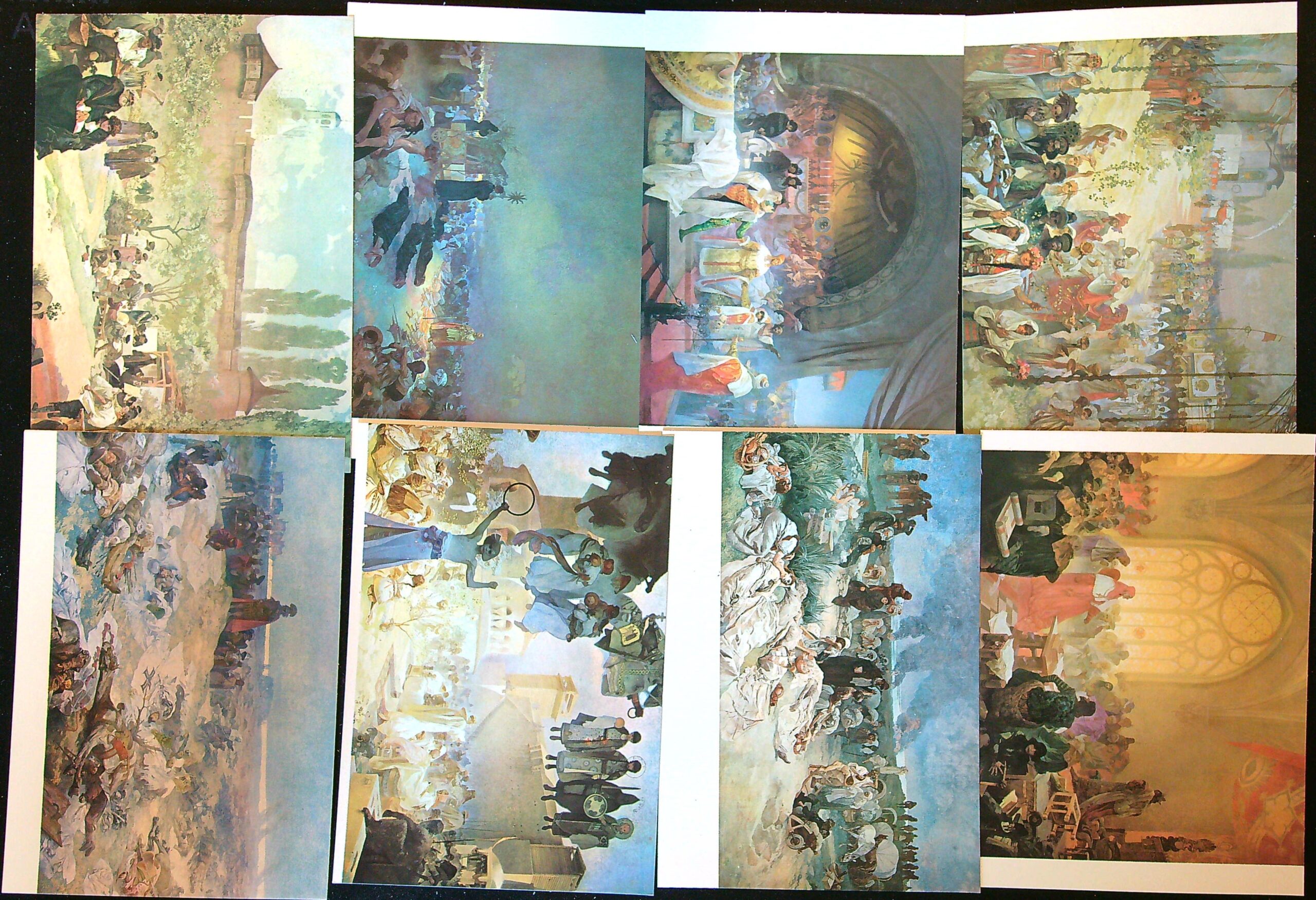 Pohlednice - Alfons Mucha - Slovanská epopej - Soubor 17 pohlednic - Obrázek 3