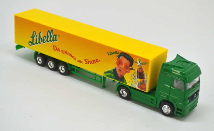Herpa Kamiony Pivovary - Libella - žluto - zelený
