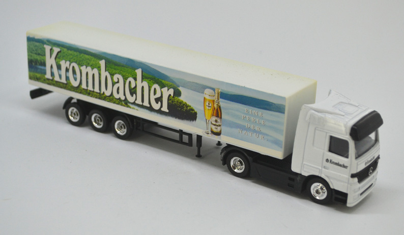 Herpa Kamiony Pivovary - Krombacher zeleno - modrý