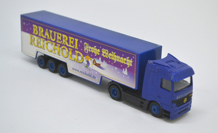 Herpa Kamiony Pivovary - Brauerei Reichold - vánoční modrý