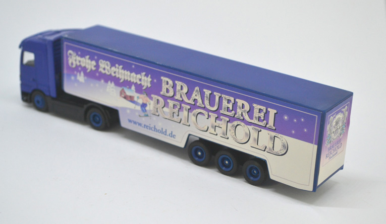 Herpa Kamiony Pivovary - Brauerei Reichold - vánoční modrý - Obrázek 2