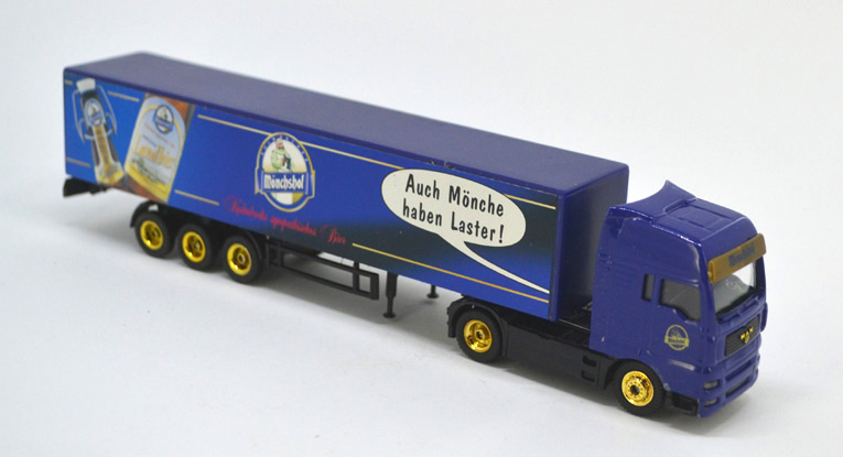 Herpa Kamiony Pivovary - Monchshof - modrý